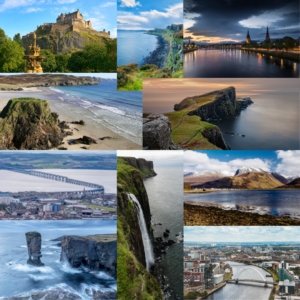 Collage of images across Scotland