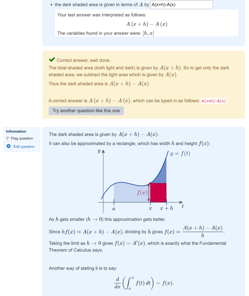 Solution to the task, followed by the rest of the proof