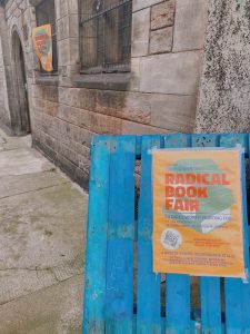 A flyer for Edinburgh's Radical Book 'Fair' 