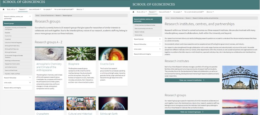 Our newly updated research section