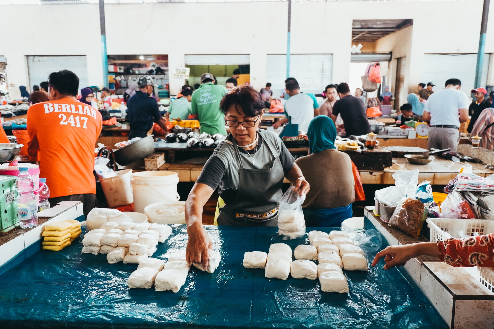 Market place in Indonesia