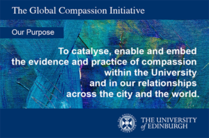 The Purpose of the GCI is to catalyse, enable and embed the evidence and practice of compassion within the University and in our relationships across the city and the world