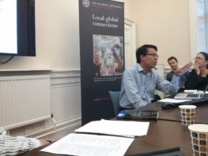 Jorge Fabra addresses the seminar group