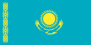 Flag of Khazakhstan