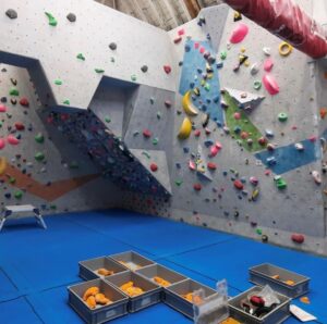 UoE Climbing Wall Team Resetting the Rocks (Credit to IG:@uoeclimbingwall)