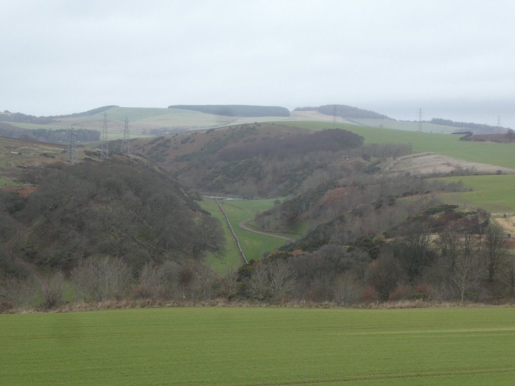 View along glacial drainage channel