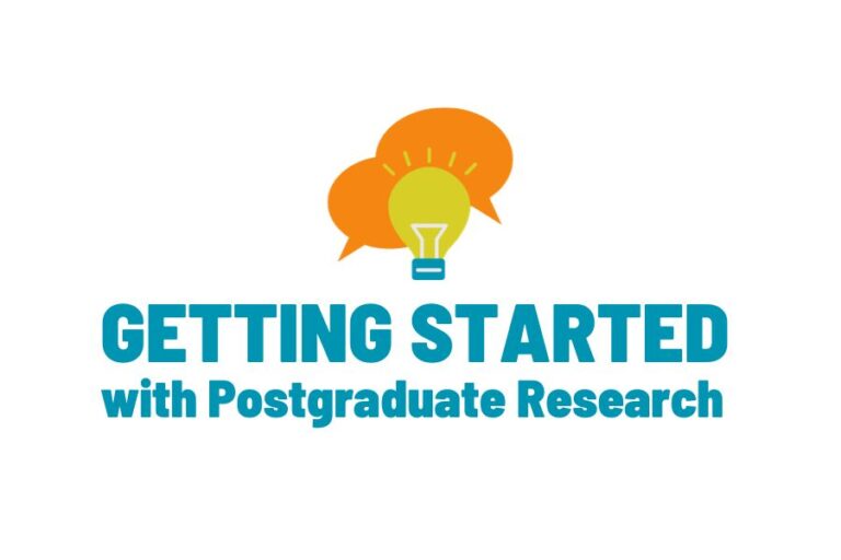 Getting Started with Postgraduate Research an online course for new Getting Started with Postgraduate Research an online course for new