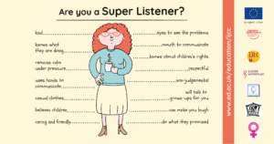 Checklist for adults to be Super Listeners
