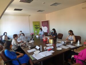 Image from the IJCC project meeting with judges, lawyers, therapists and NGOs in July 2020 in Brasov, Romania.
