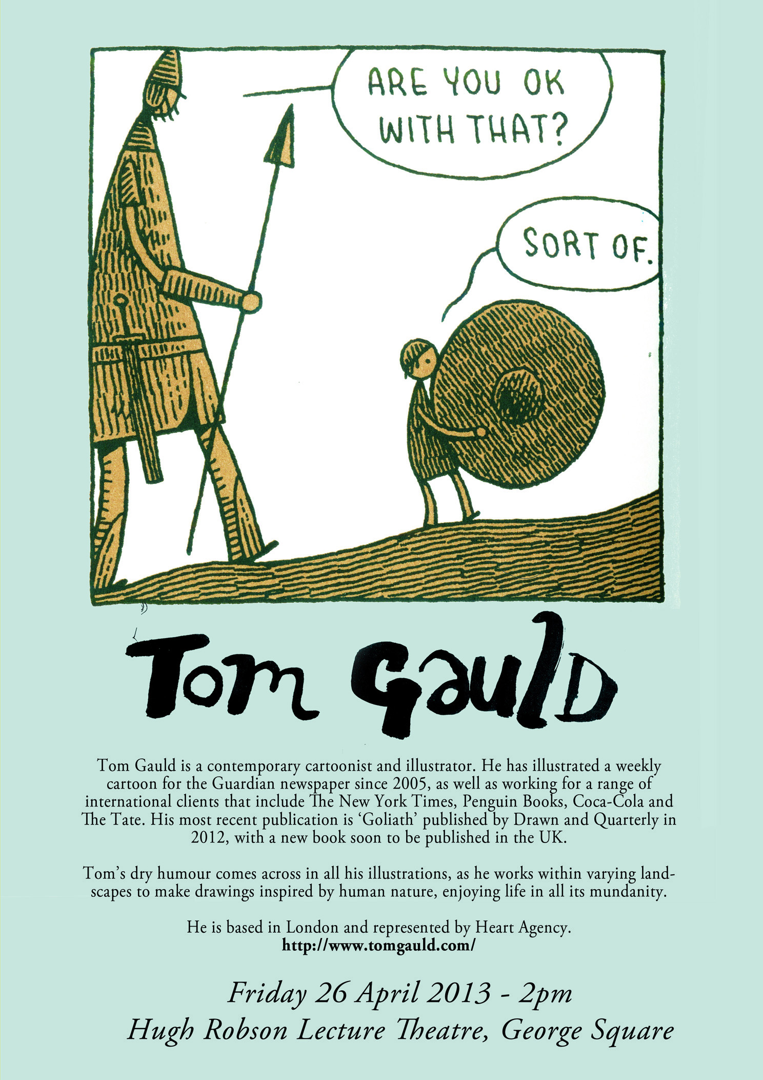 Tom Gauld Lecture