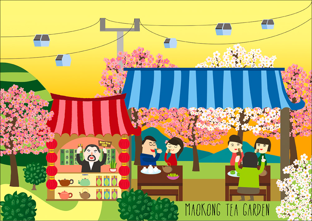maokong-tea-garden-illustration