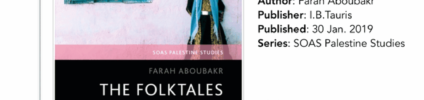 New Publication (The Folktales of Palestine)