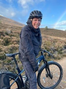 Stuart Ralston on a bike