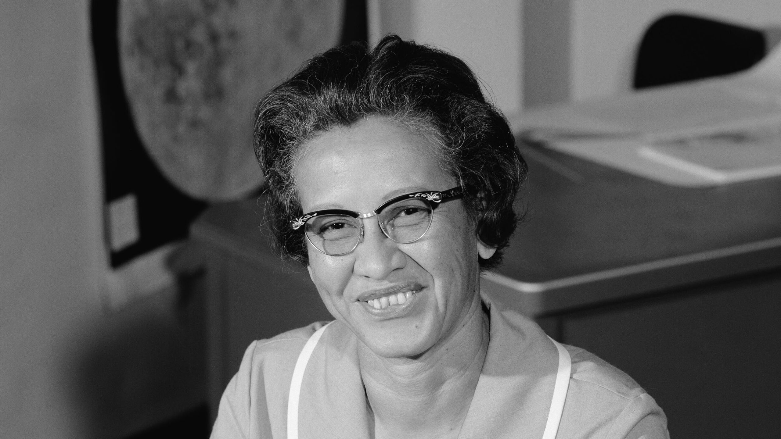 Katherine Johnson, NASA employée, mathematician and physicist, in 1966.