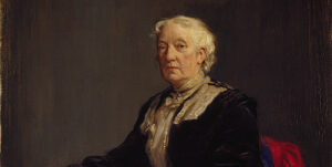 Painting of Flora Stevenson