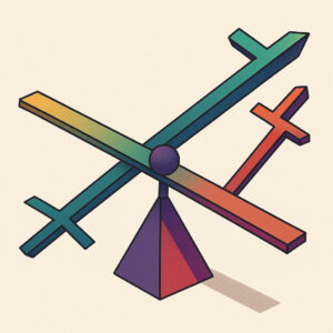 A multidimensional see-saw, balancing the environment against cost, functionality, info security etc