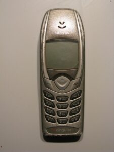 An old Nokia mobile phone