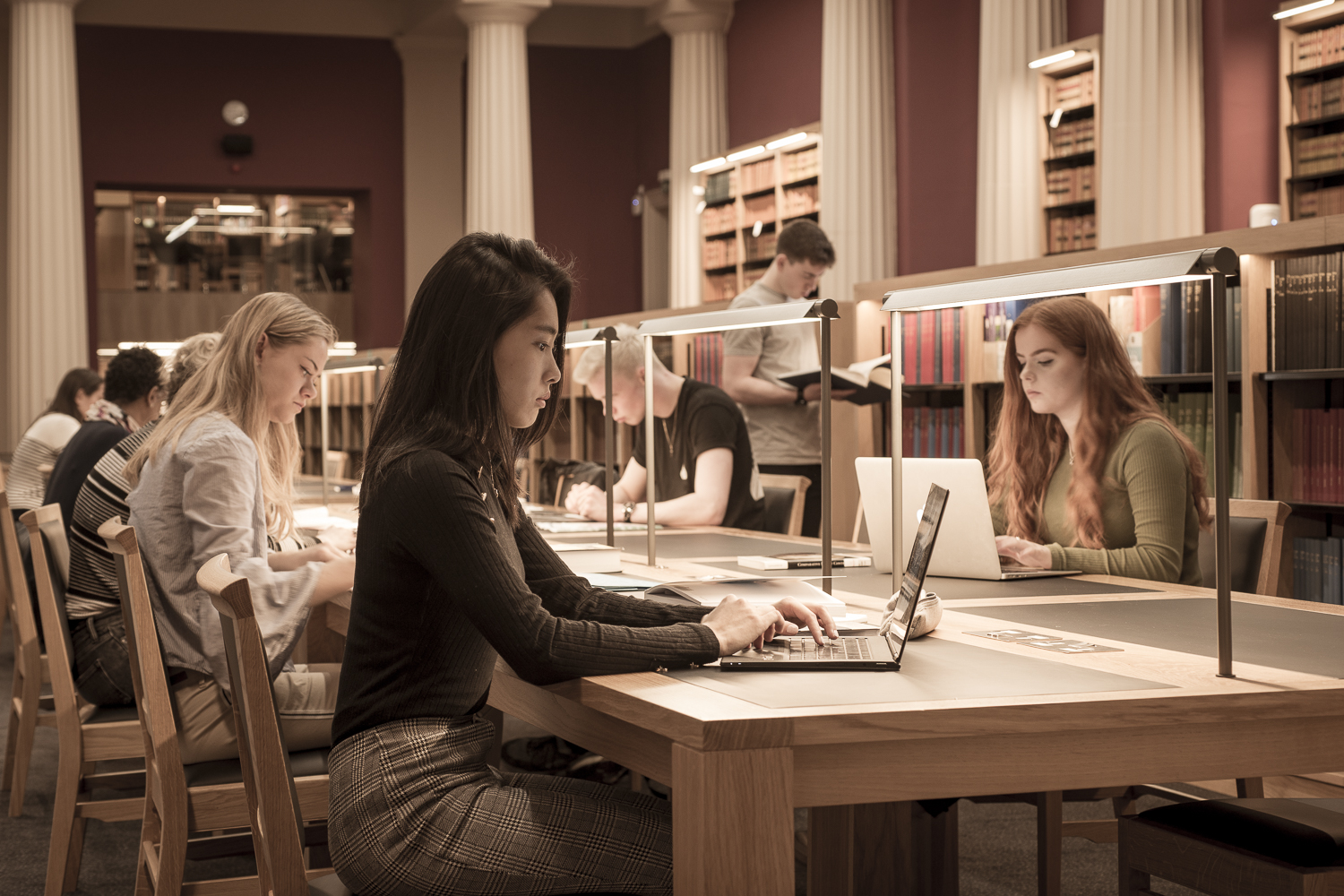 Study Spaces in and around the Law Library during your exams