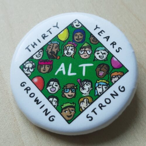 Badge commemorating the 30th year of ALT