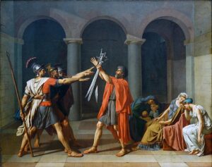 Jacques Louis David: Oath of the Horatii (1784)