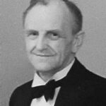 Donald Woods Winnicot. Cropped from A dinner to celebrate Melanie Klein's 70th birthday, at Kettner's, London. W.1, 1952.