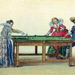 Adriaen Pietersz van de Venne: A Game of Billiards