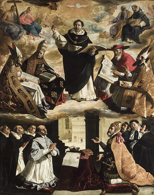 Francisco de Zurbarán: The Apotheosis of St. Thomas of Aquinas (1631)