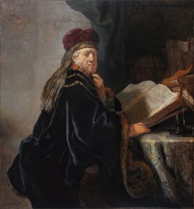 Rembrandt: A Scholar in His Study (1634)