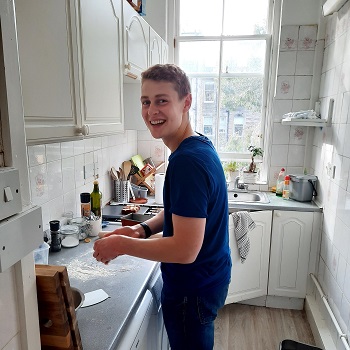 Peter in the kitchen