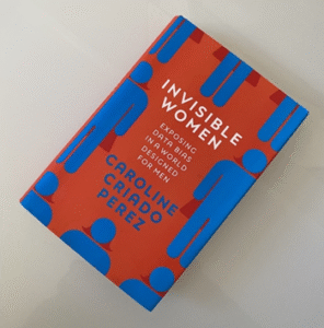 Image of red and blue book cover of Invisible women