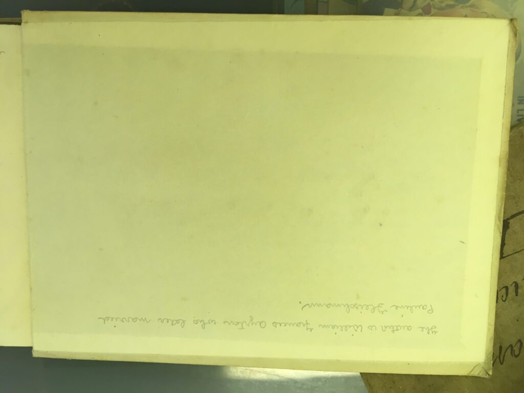 The second inscription 