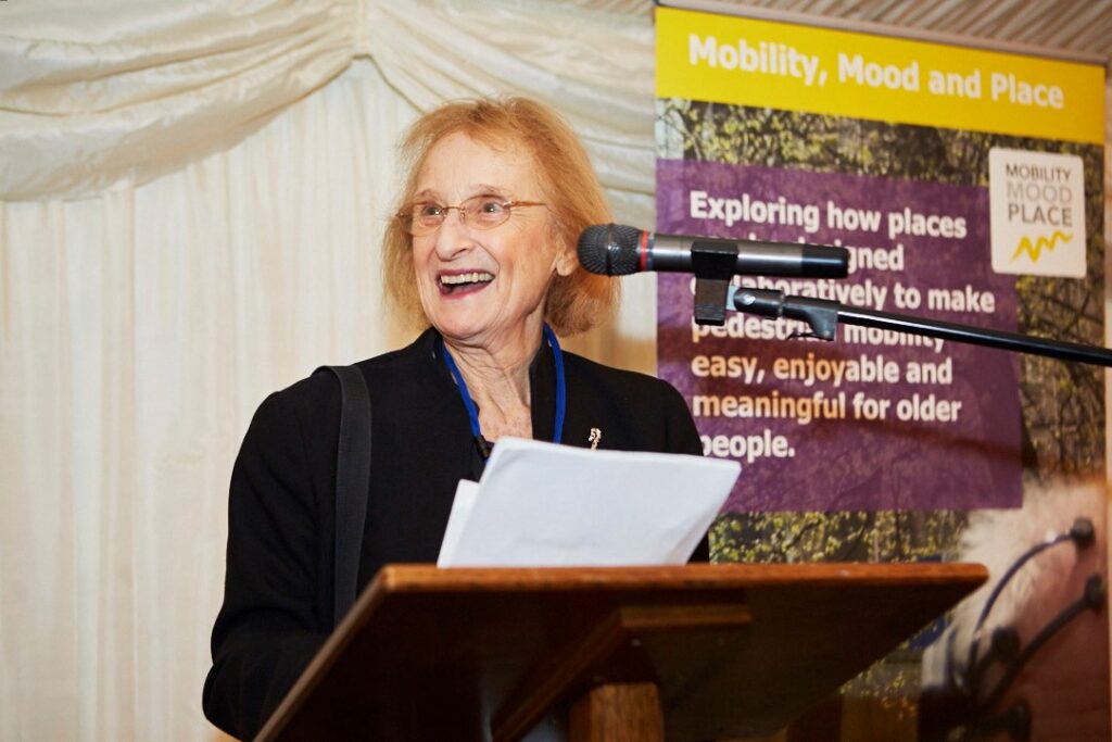 Baroness Greengross addressing guests at our evening reception at the House of Lords.