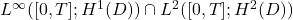 L^\infty([0,T];H^1(D))\cap L^2([0,T];H^2(D))