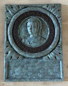 Mary of Guise plaque 