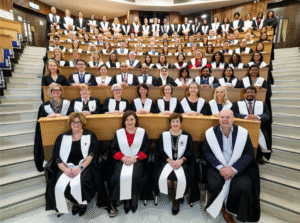 Group photo of attendees at the Royal College of Surgeons in Ireland (RCSI). 