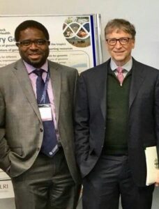 Appolinaire Djikeng and CTLGH funder Bill Gates 