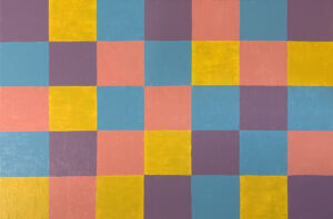 The most basic color block flat paint
