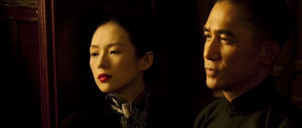 Rembrandt lighting used in the film *The Grandmaster*