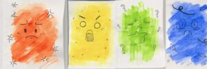 Title:picture of emotion4 Source: Original Artwork by Shitong Tian, 2024