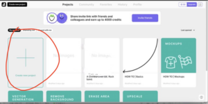 Select 'Create new project'