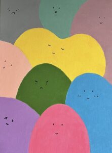 Irregular shape color practice