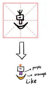 colour the oracle bone script