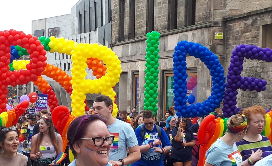 Photo from Pride Edinburgh 2019