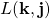 L(\mathbf{k},\mathbf{j})