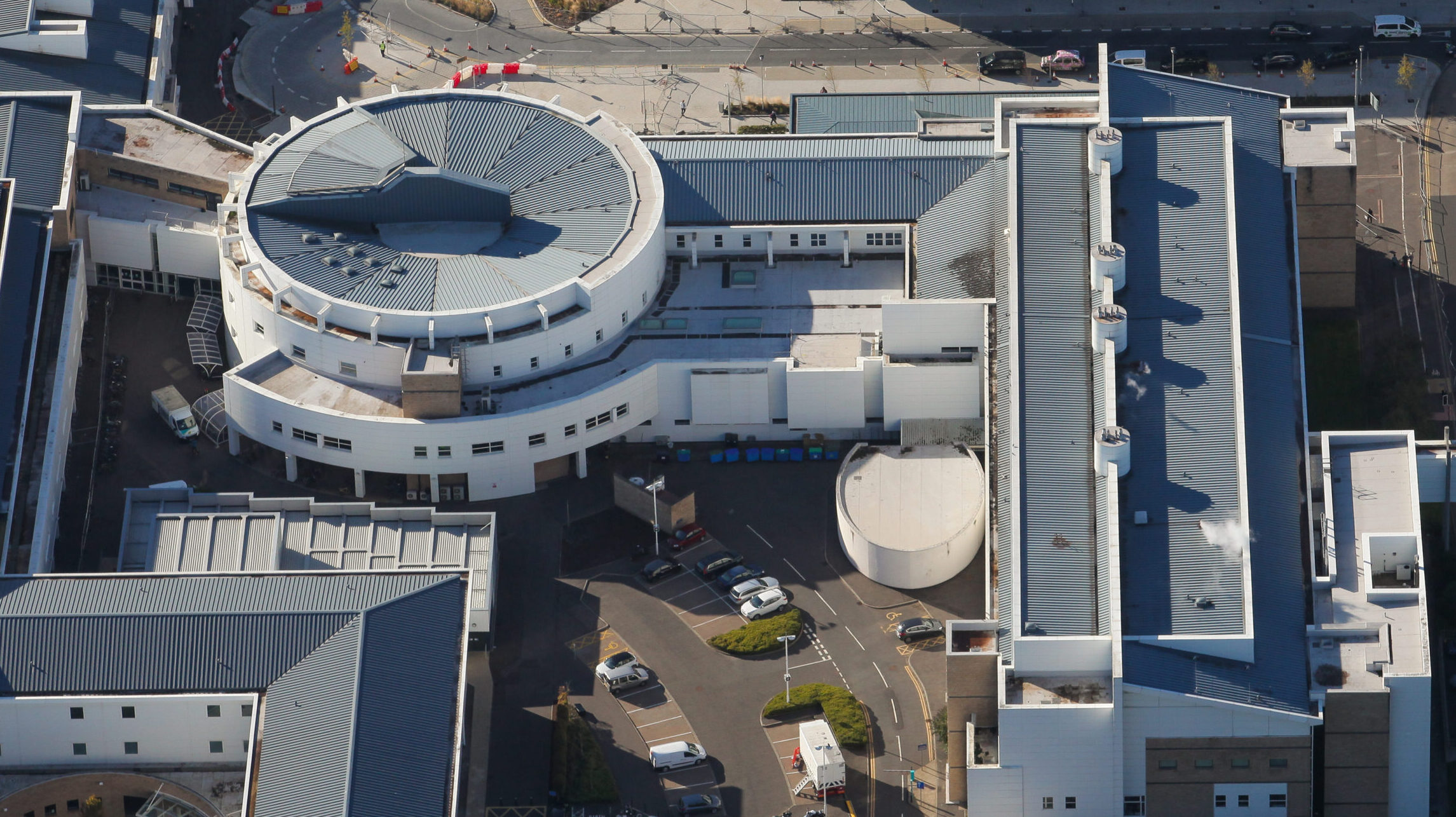 Aerial image of Chancellor's Building, University of Edinburgh