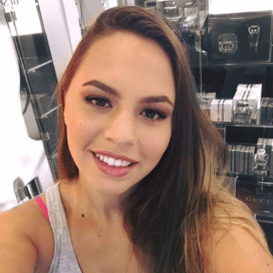 Selfie of a woman smiling