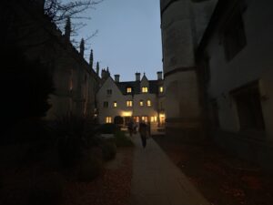 A photograph of Magdalene College, Oxford.