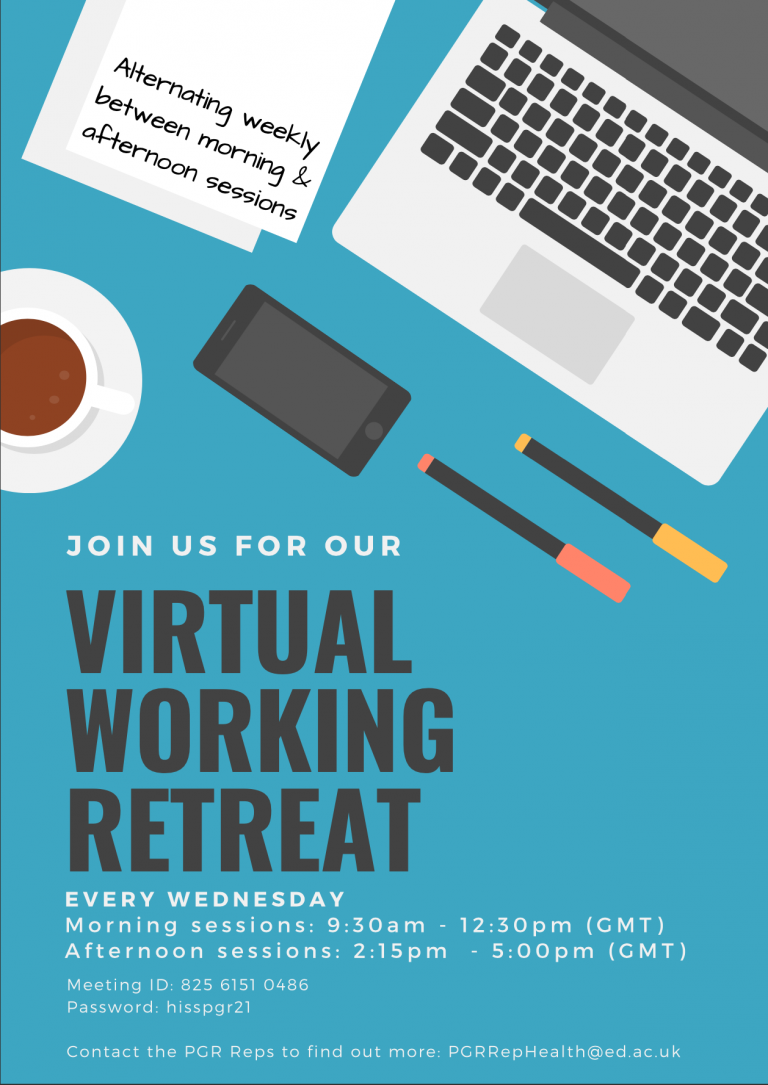 Virtual working retreat: a PGR reps initiative – Research Bow