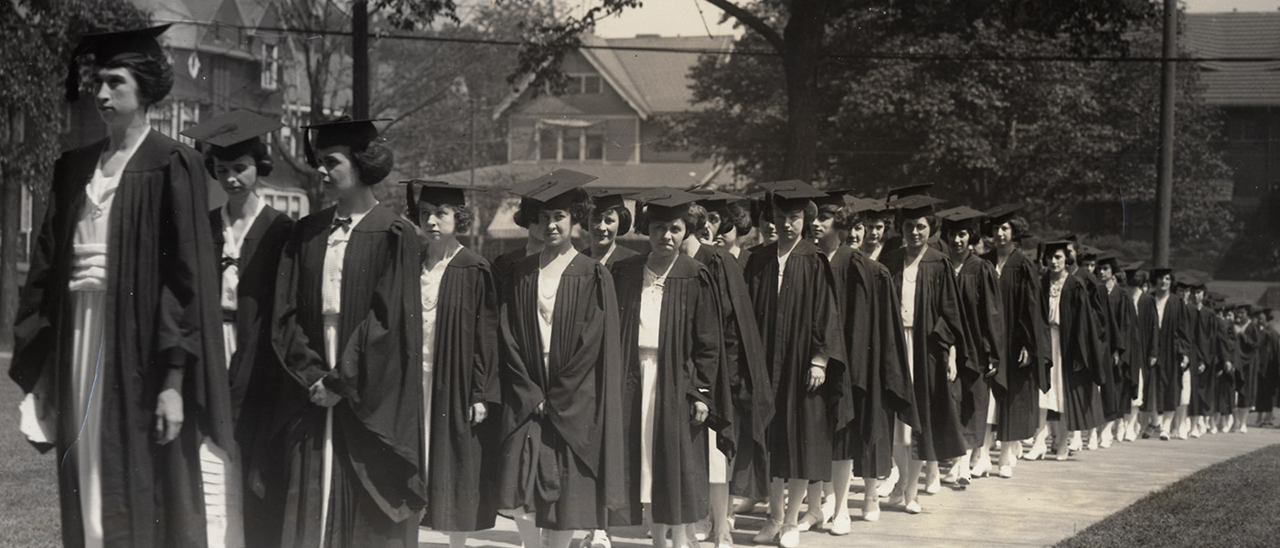 Commencement Mather college 1922