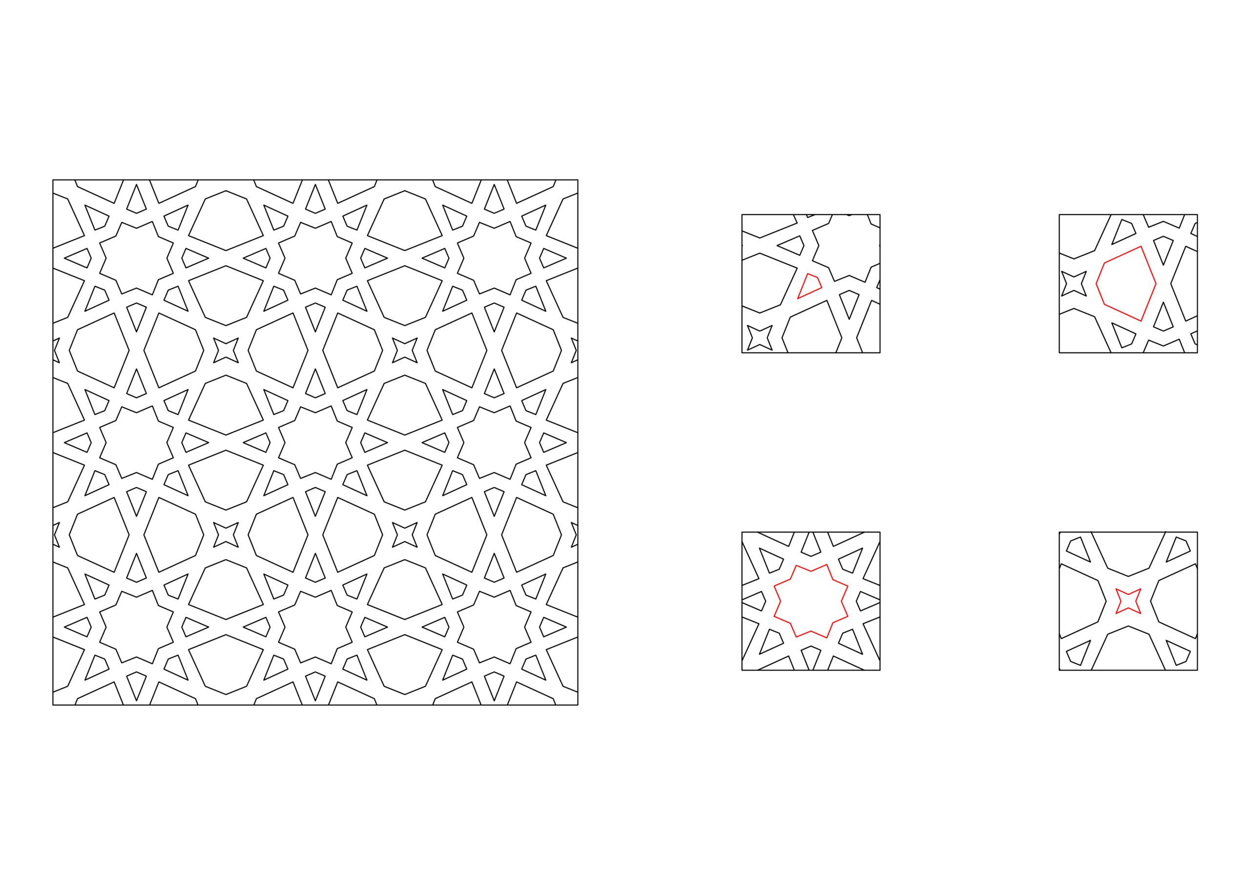 ISLAMIC GEOMETRIC PATTERNS – CHAOS PT.1 – Alexander Dalton / Drawn